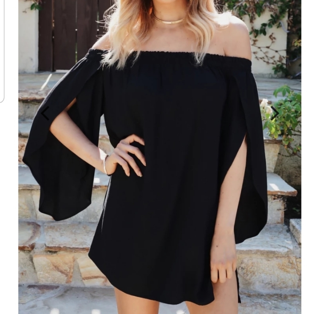 Off the shoulder dress